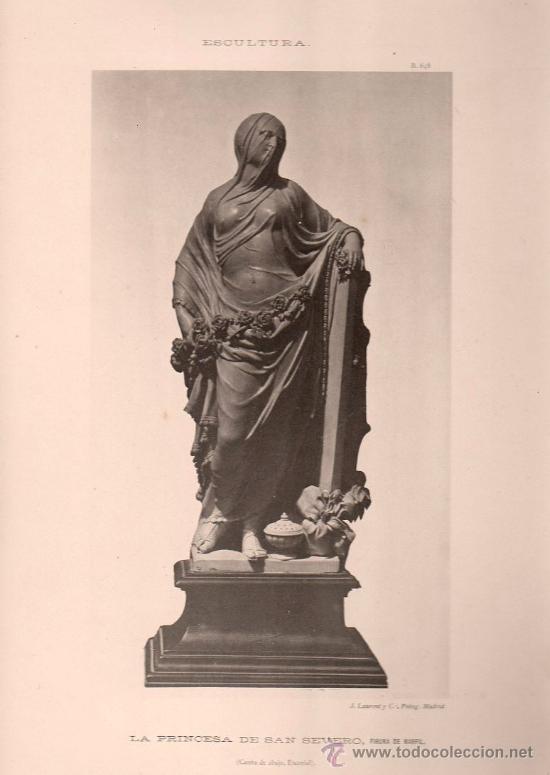 Arte: ESPA&Ntilde;A ARTISTICA Y MONUMENTAL, LAURENT. LA PRINCESA DE SAN SEVERO- SERIE III L6, 1890