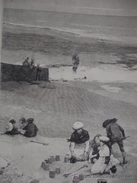 Arte: EN LA PLAYA .LUIS JIMENEZ - Foto 1