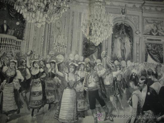 Arte: MADRID TARANTELA NAPOLITANA,CARNAVAL PALACIO MARQUES DE VIANA