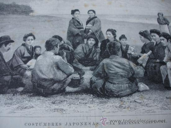 Arte: MERIENDA CAMPESTRE JAPONESA.JAPON