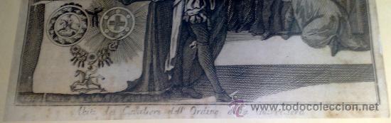 Arte: SIGLO XVIII, GRABADO ENMARCADO - Foto 2