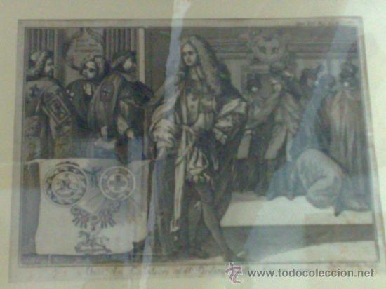 Arte: SIGLO XVIII, GRABADO ENMARCADO - Foto 6