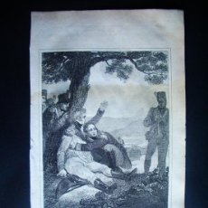 Arte: 1816-BATALLA DE VITORIA.GUERRA ESPAÑA Y PORTUGAL.GRABADO ORIGINAL.LONDRES.. Lote 28860575