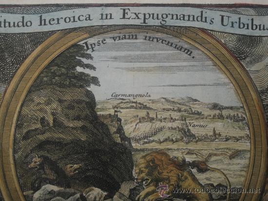 Arte: Dos querubines, dos olivos y un le&oacute;n, Carl Remshart, 1715 - Foto 4