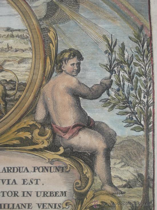 Arte: Dos querubines, dos olivos y un le&oacute;n, Carl Remshart, 1715 - Foto 8