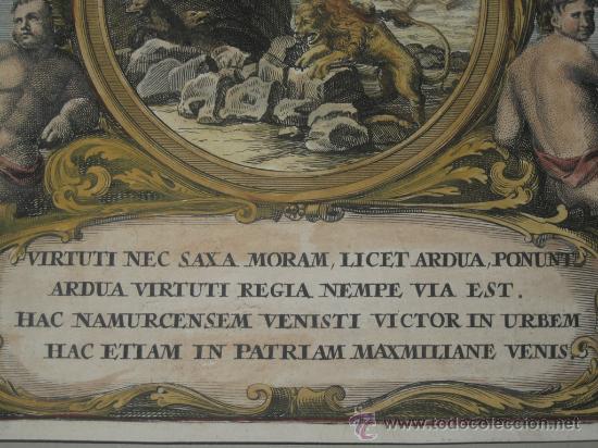 Arte: Dos querubines, dos olivos y un le&oacute;n, Carl Remshart, 1715 - Foto 9