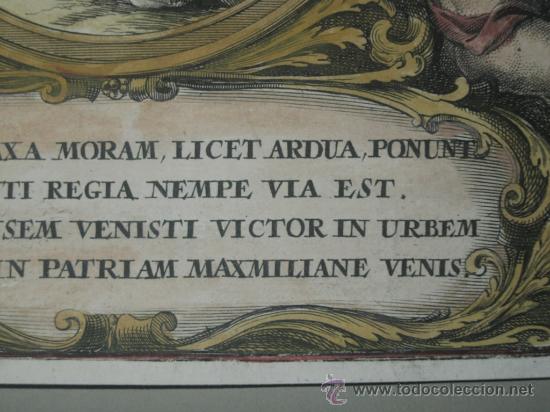 Arte: Dos querubines, dos olivos y un le&oacute;n, Carl Remshart, 1715 - Foto 11