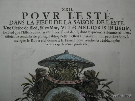 Arte: Emblema del verano, S&eacute;bastien Le Clerc, 1687 - Foto 3
