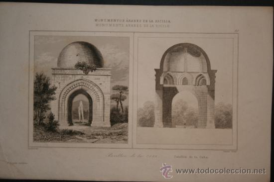 Art: Monuments &aacute;rabes de la Sicile. Monumentos &aacute;rabes de la Sicilia. Pabell&oacute;n de la Cuba. 30.