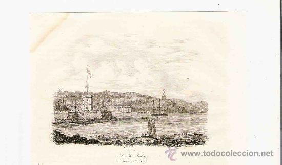 Arte: GRABADO. 1852. 16x11 CM. N&ordm; 1. VISTA DE SIDNEY. - Foto 1