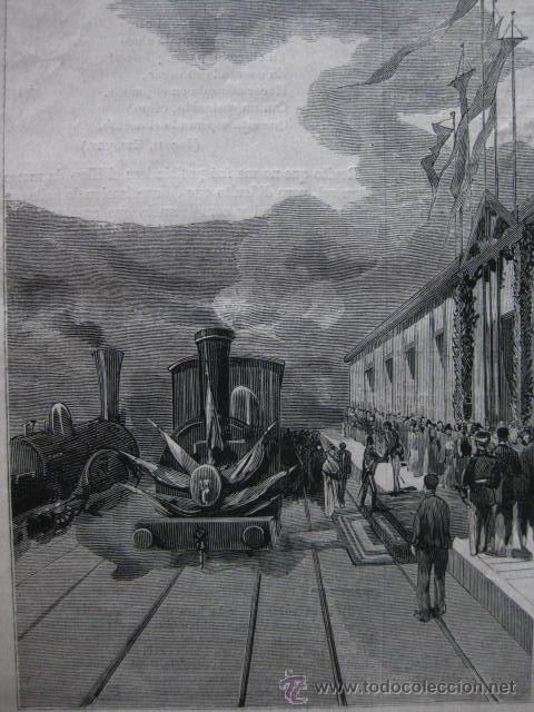 Kunst: INAUGUARACION FERROCARRIL FRANCIA.LA COMISION ESPA&Ntilde;OLA RECIBE A LA FRANCESA EN PORT-BON