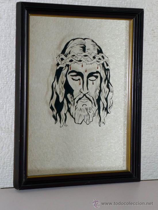 Art: CUADRO ESPEJO GRABADO EN LINOLIO-A&Ntilde;OS 80-PRECIOSO Y REALISTA MEDIDAS  33,4 X 26