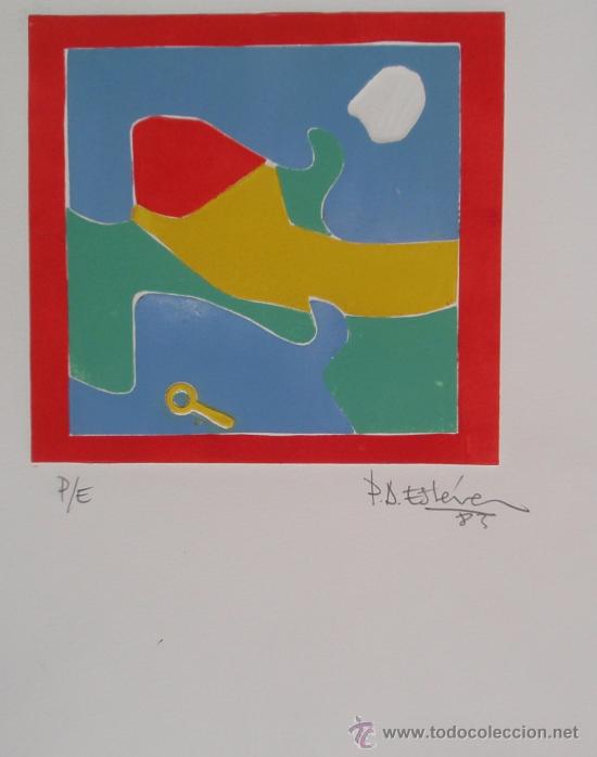 Arte: Perfecto A. Estevez - grabado (linoleum) - P / E - Foto 1