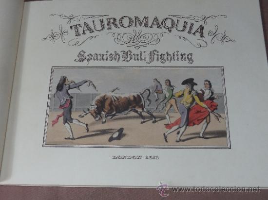 Art: TAUROMAQUIA SPANISH BULLN FIGHTING LONDON 1813