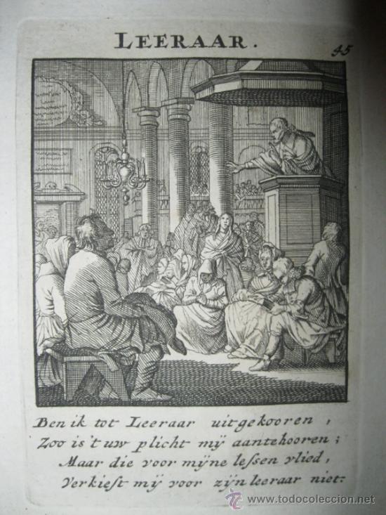 Arte: El cl&eacute;rigo, Luyken, 1750 - Foto 3