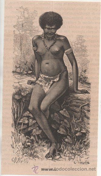 Arte: GRABADO. J&Oacute;VEN ARFAKA. E. MESPLES. 1880. - Foto 1