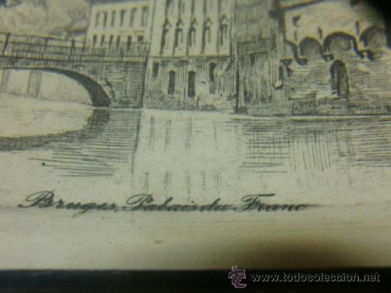 Arte: Antiguo grabado sin firma, enmarcado - Foto 2