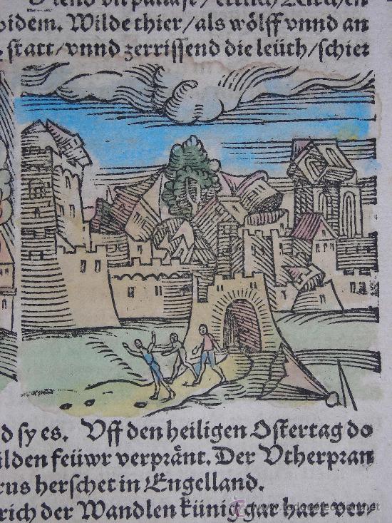 Arte: Augurios y presagios, Lycosthenes, 1557 - Foto 3
