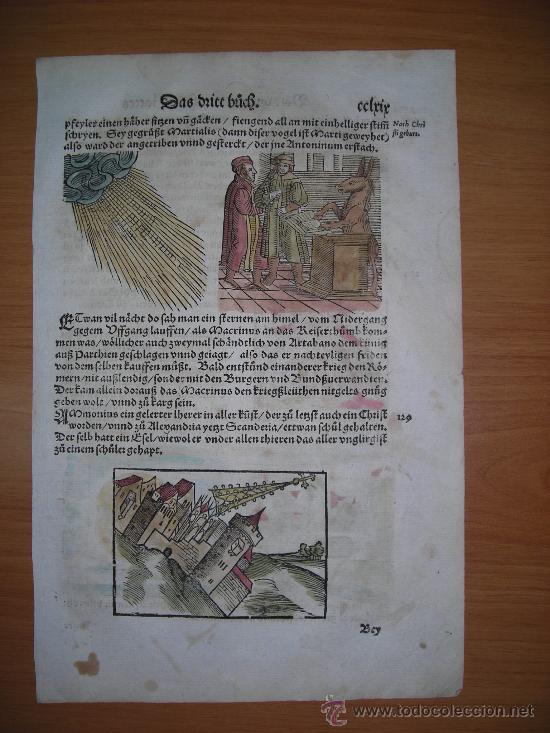 Arte: Augurios y presagios, Lycosthenes, 1557 - Foto 2