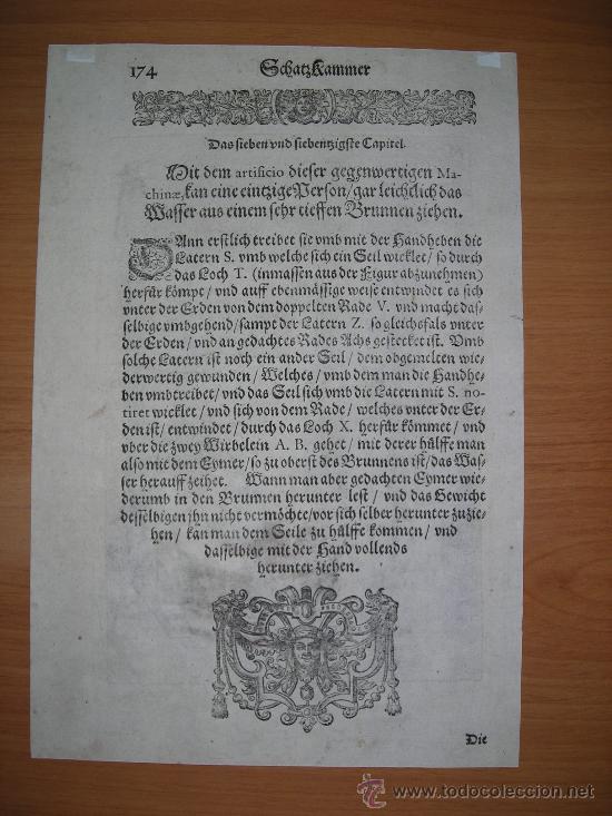 Arte: M&aacute;quina renacentista, Ramelli, 1620 - Foto 2