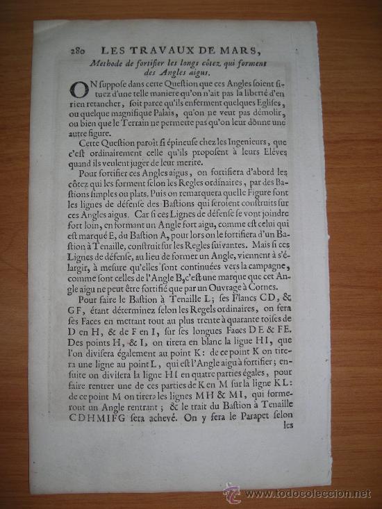 Arte: Ciudad fortificada, Mallet, 1696 - Foto 2