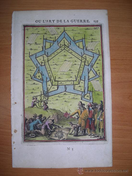 Arte: Agrimensores, Mallet, 1696 - Foto 1