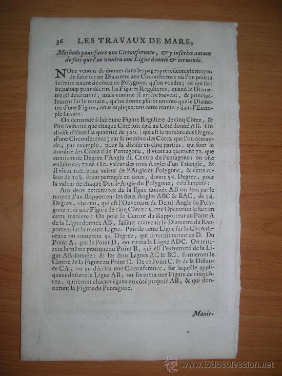 Arte: Soldados top&oacute;grafos, Mallet, 1696 - Foto 2