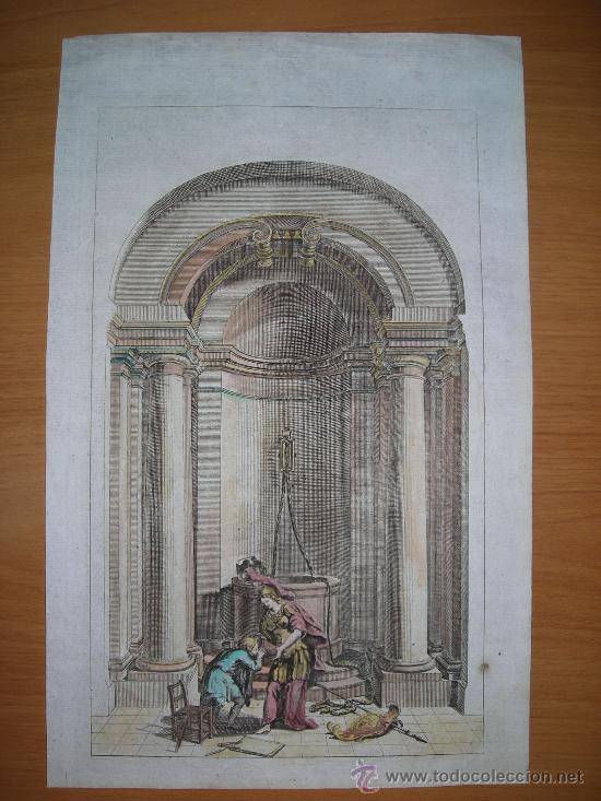 Arte: Interior de Iglesia barroca, Andrea Pozzo, 1708 - Foto 3