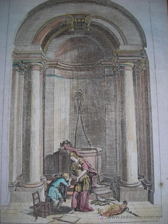 Arte: Interior de Iglesia barroca, Andrea Pozzo, 1708 - Foto 2