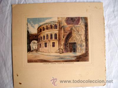 Art: CATEDRAL - PUERTA DE LOS AP&Oacute;STOLES - VALENCIA. ORBE Mari (firma) 1960