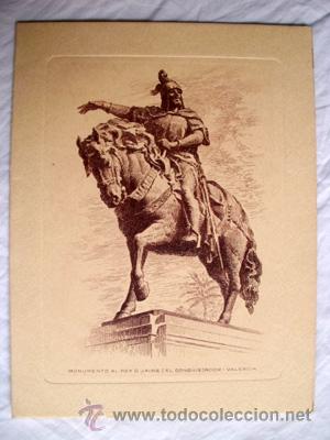 Art: MONUMENTO AL REY D.JAIME I EL CONQUISTADOR - VALENCIA