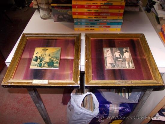 Art: Pareja cuadros Goya y Vel&aacute;zquez procedimiento coloraci&oacute;n oxeal