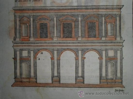 Arte: Fachada de un edificio renacentista, Sebastiano Serlio, 1565 - Foto 1