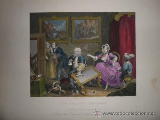 Arte: Progreso de una prostituta, William Hogarth, 1830 - Foto 1