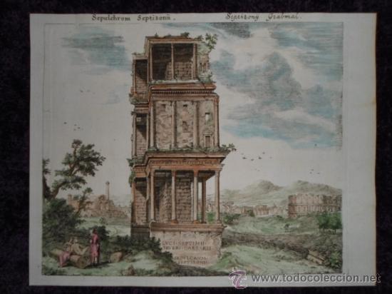 Arte: Septizodium , Sandrart, 1679 - Foto 2