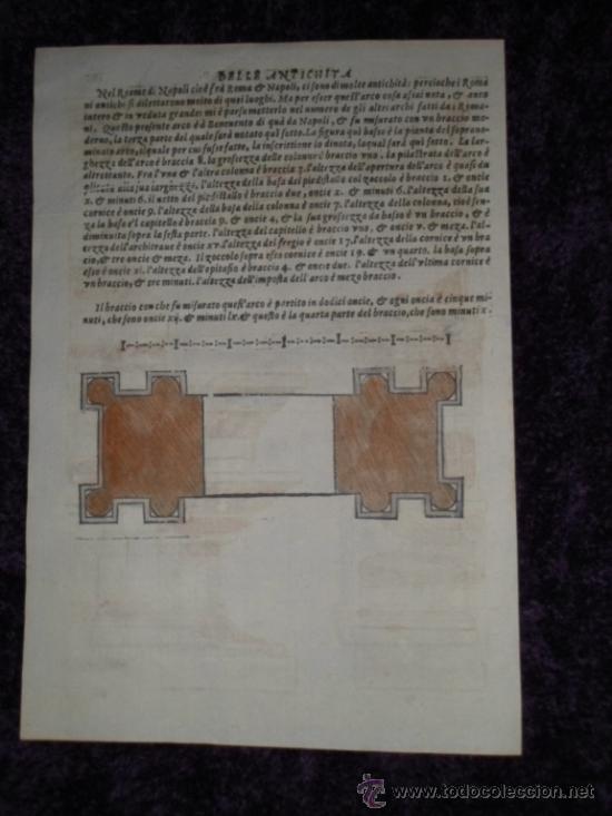 Arte: Cornisas y basas de columnas renacentistas, Sebastiano Serlio, 1565 - Foto 3