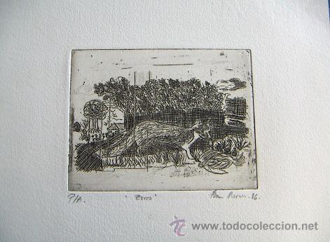 Arte: Grabado original firmado - Foto 1