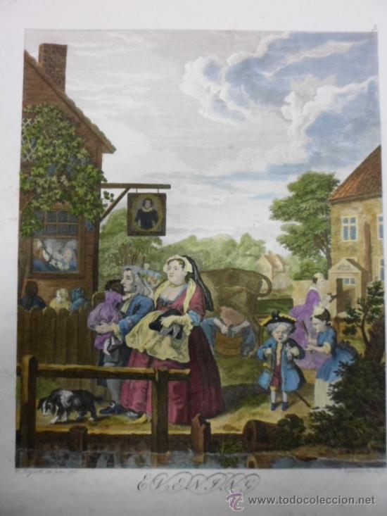 Arte: La tarde, William Hogarth, 1784 - Foto 1