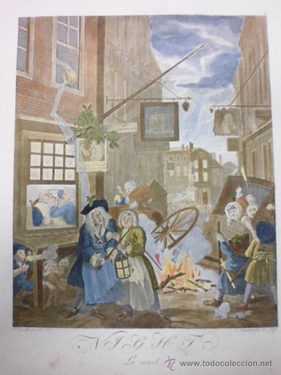 Arte: La noche, William Hogarth, 1784 - Foto 1