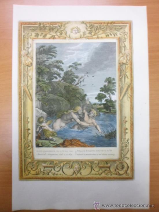 Arte: Salmacis y Hermafrodito, Bernard Picart, 1733 - Foto 2
