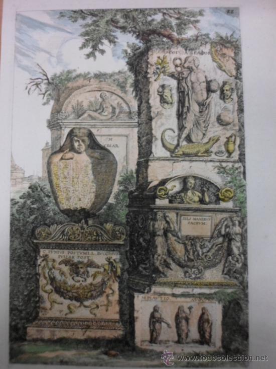 Arte: Ruinas romanas, Sandrart, 1679 - Foto 1