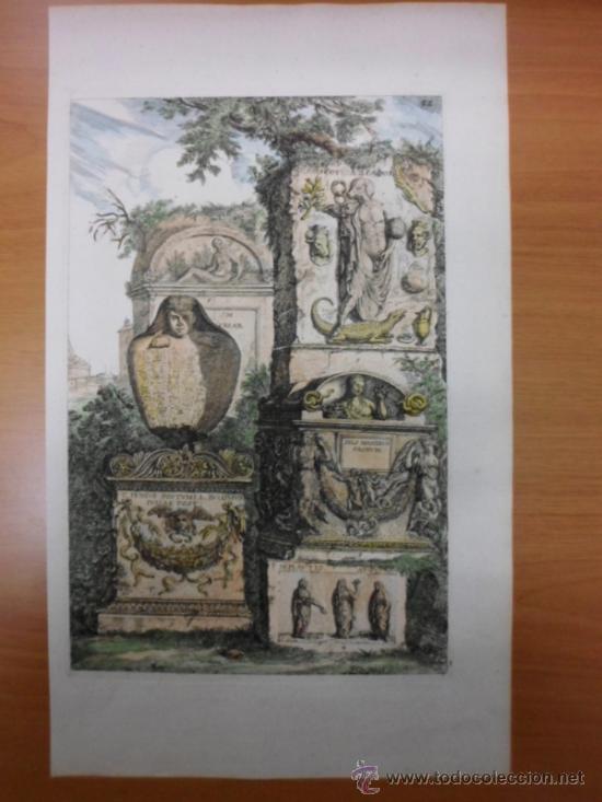 Arte: Ruinas romanas, Sandrart, 1679 - Foto 2