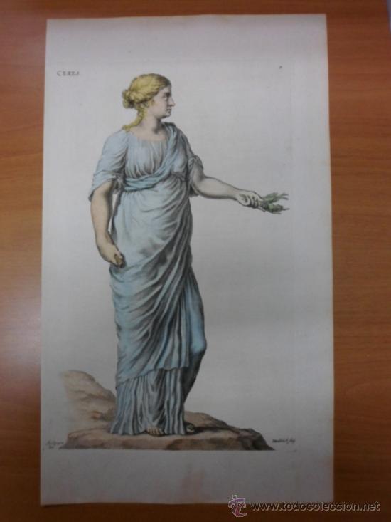 Arte: Diosa Ceres, Sandrart, 1679 - Foto 2