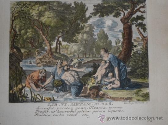 Arte: Escena mitol&oacute;gica, 1679, Sandrart - Foto 1