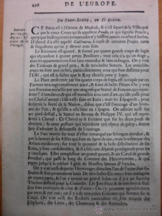 Arte: Plaza mayor de Madrid (Espa&ntilde;a), 1683, Mallet - Foto 3