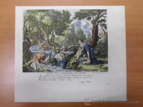 Arte: Escena mitol&oacute;gica, 1679, Sandrart - Foto 2
