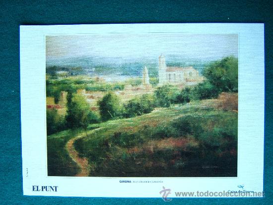 Art: JOAN COLOMER CAMARASA - GIRONA - LAMINA 1 - CARTULINA - 24X34 CM - A&Ntilde;OS 1980/90 ?