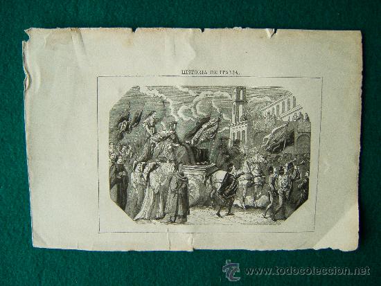 Arte: HISTORIA DE ITALIA DESDE LA INVASION DE LOS BARBAROS HASTA NUESTROS DIAS ( 8 GRABADOS ) - 1858 - Foto 2 - 35831307