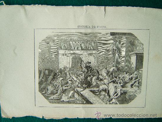 Arte: HISTORIA DE ITALIA DESDE LA INVASION DE LOS BARBAROS HASTA NUESTROS DIAS ( 8 GRABADOS ) - 1858 - Foto 4 - 35831307