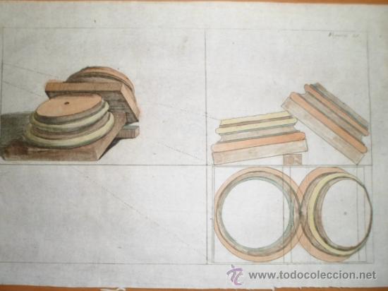 Arte: Basas de columna, 1708, Andrea Pozzo - Foto 1